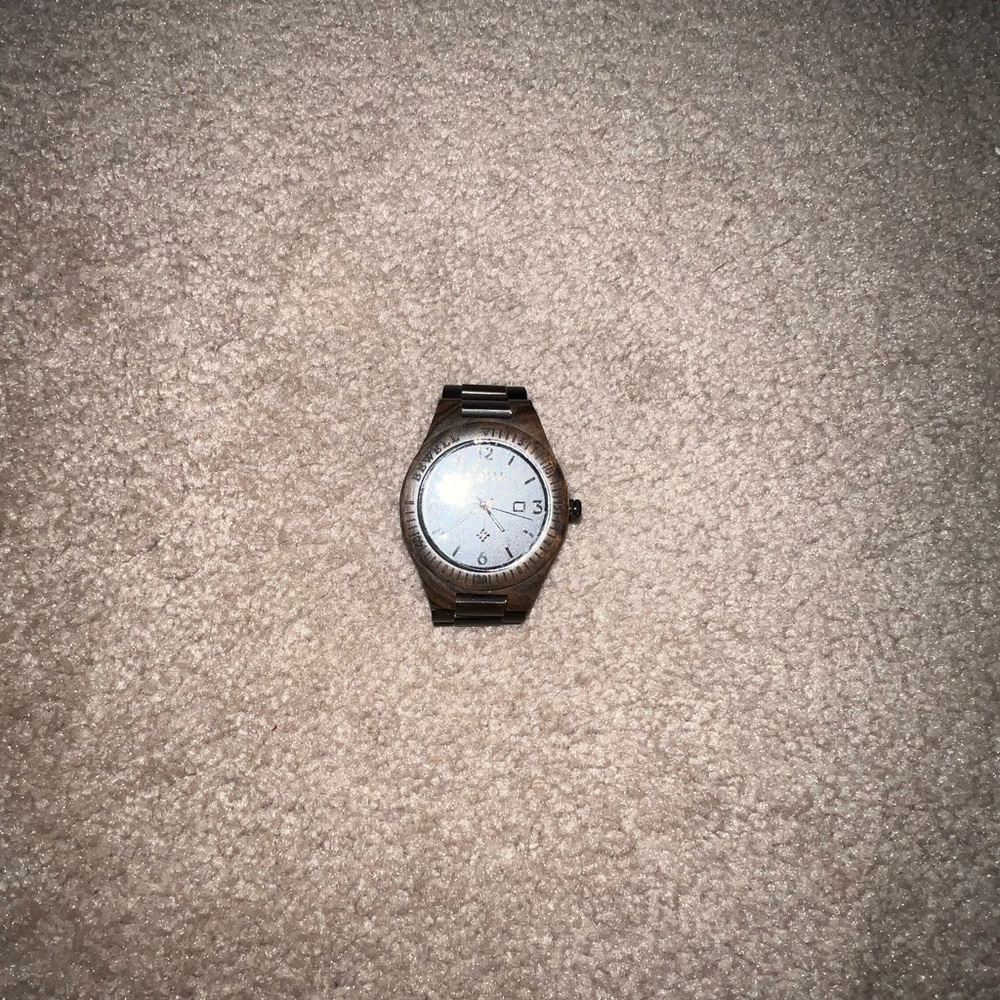 Bewell wood band and face watch